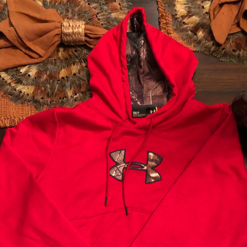 Under Armour Red Camo Hoodie